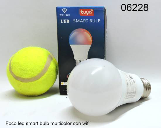 Imagen de FOCO LED SMART BULB MULTICOLOR CON WIFI 9.24